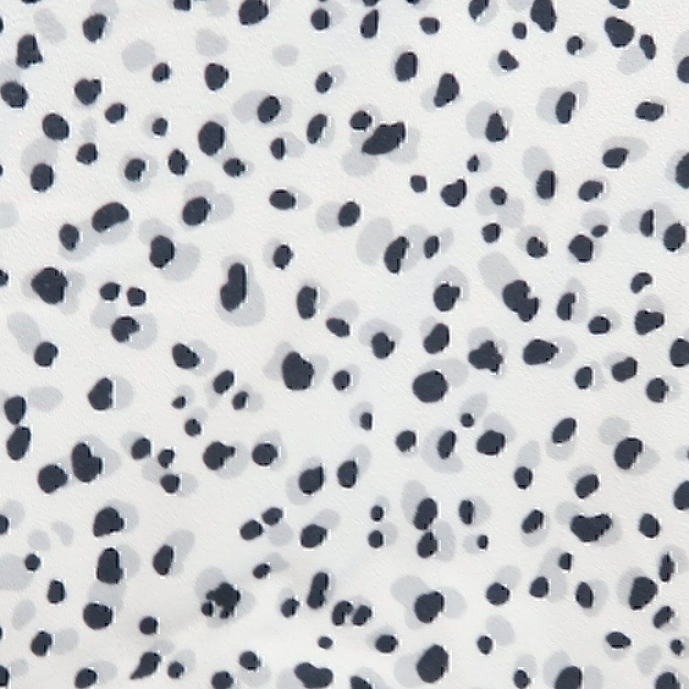BALANCE COLLECTION WHITE WITH BLACK & GREY SPOTS PRINT CAPRI LEGGING SIZE SMALL - Picture 5 of 9